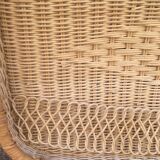 Wicker suitcase