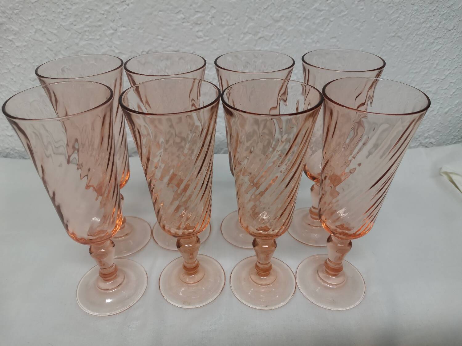 Rosaline champagne flutes