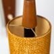 Applique en contreplaqué et sisal (Danemark, années 1960).