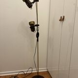 Floor lamp with 2 adjustable spotlights from the 70s/80s