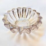 Large Art Deco molded glass ashtray Pierre D'Avesn Art Deco pocket emptier