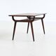 Gunni Omann sculptural coffee table rosewood Omann Jun Denmark 1958