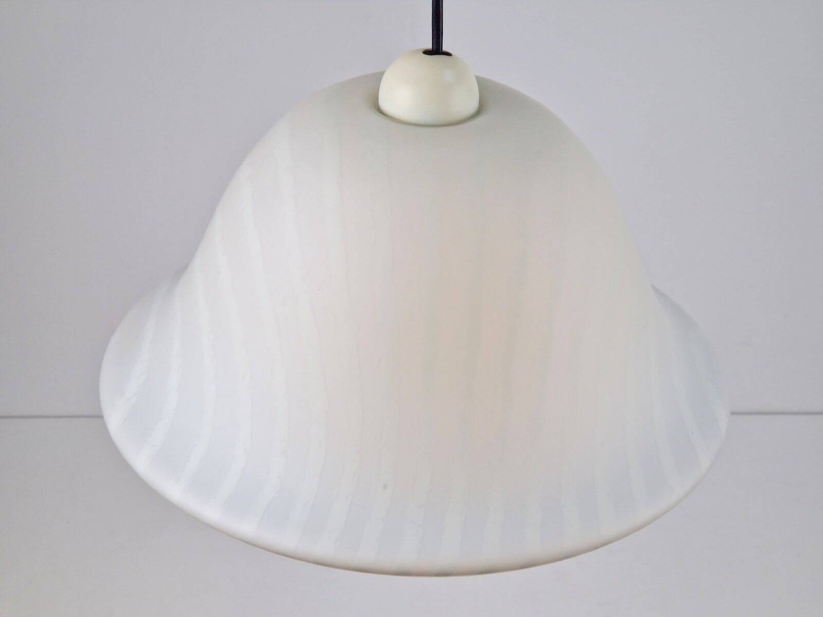 Vintage Pendant Zebra Lamp from Peill & Putzler, 1960s