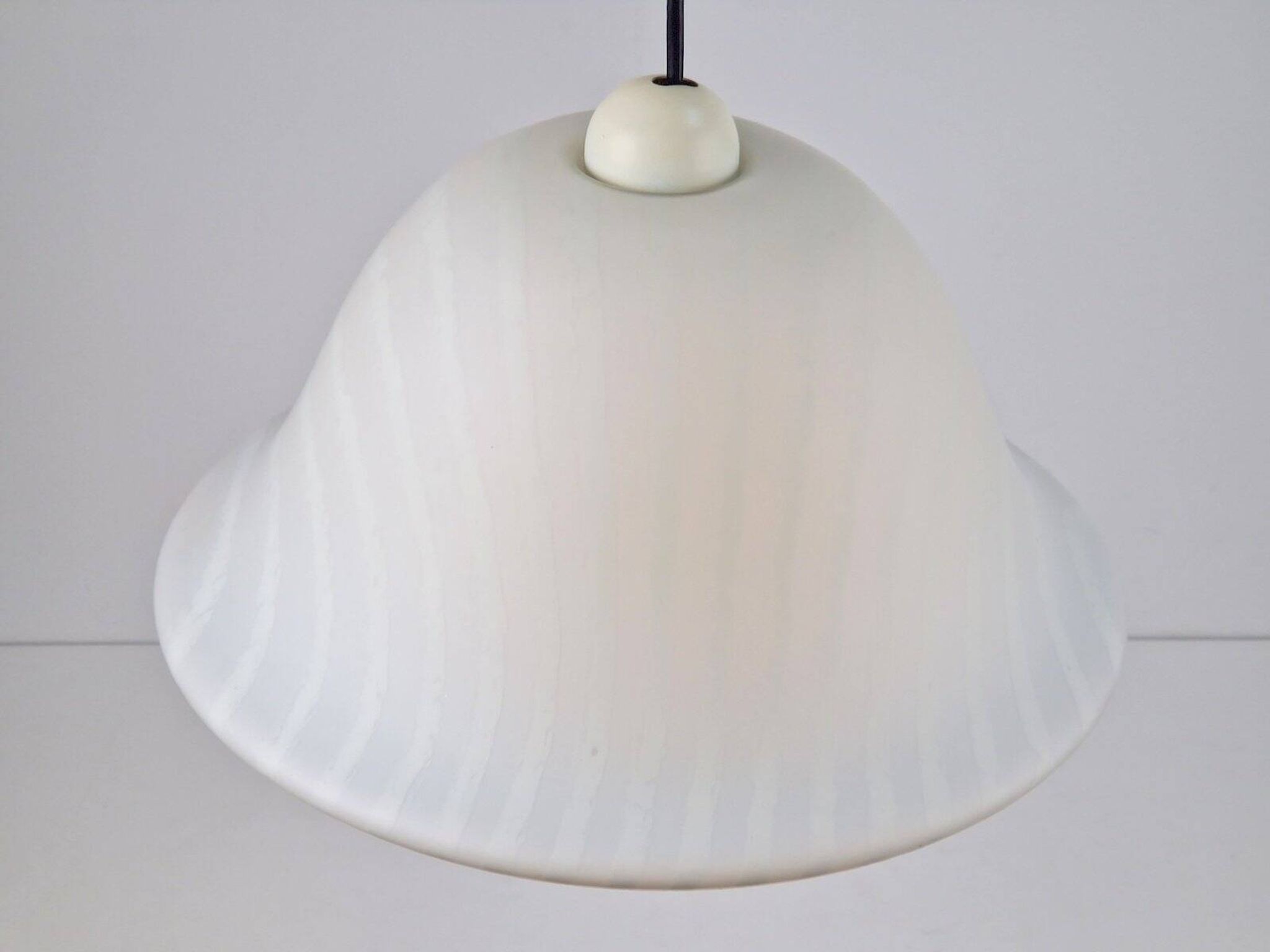 Vintage Pendant Zebra Lamp from Peill & Putzler, 1960s