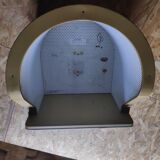 Vintage workshop wall phone booth