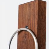 Vintage magazine holder in solid teak