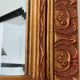 Old Beveled mirror in gilded wood