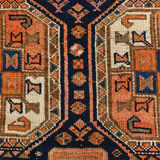 4x10 Wide Vintage Runner Rug, 110x323Cm