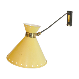 Lampe potence articulée jaune