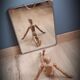 Barber mirror with chain - 29x23cm