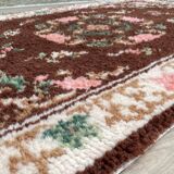 Bohemian pure wool rug from the 70s