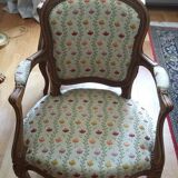 Pair of Louis XV style armchairs