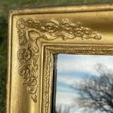 Antique mirror, gilded frame, circa 1830