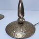 Pair of brass lamp bases Delmas design 90s