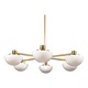 Chandelier Klaus Michalik Model Bau for Stockman Orno, Sweden, 1960