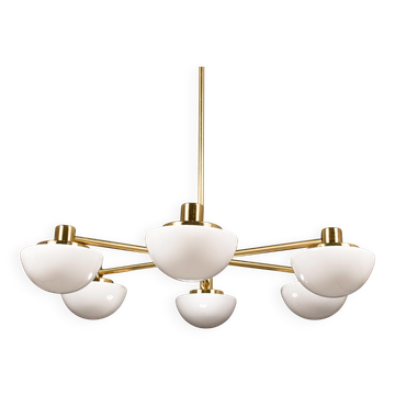 Chandelier Klaus Michalik Model Bau for Stockman Orno, Sweden, 1960