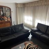 Leather sofa set