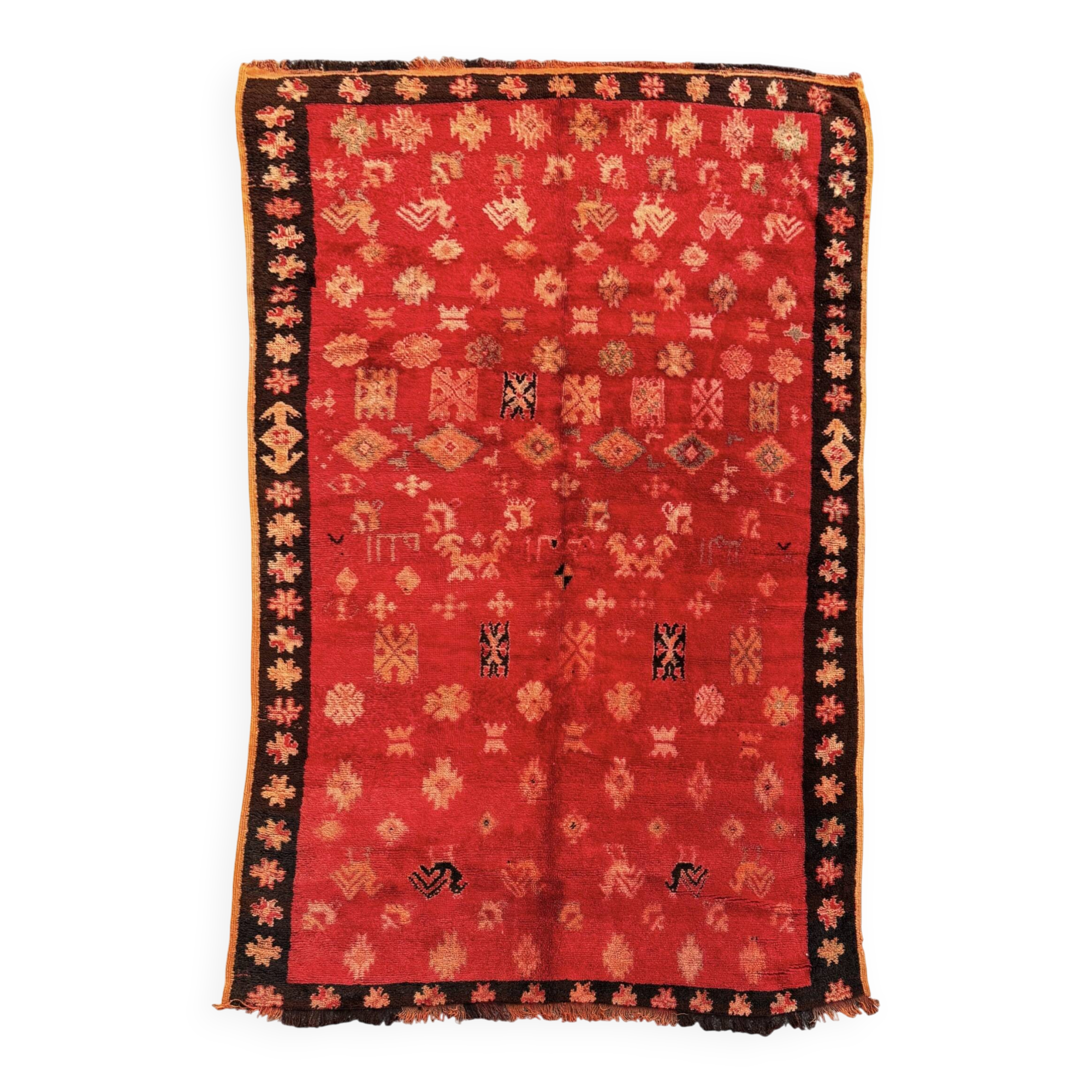 Tapis Berbère marocain vintage Boujad