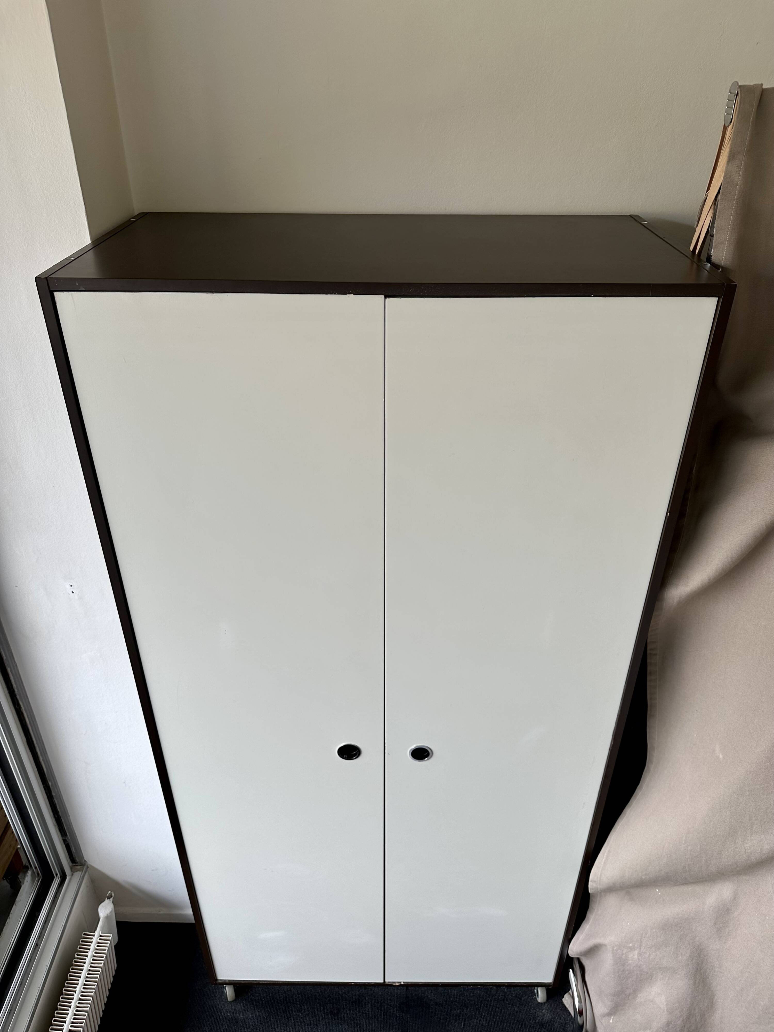Lot Penderie & Commode Vintage 70’ Chocolat / Écru