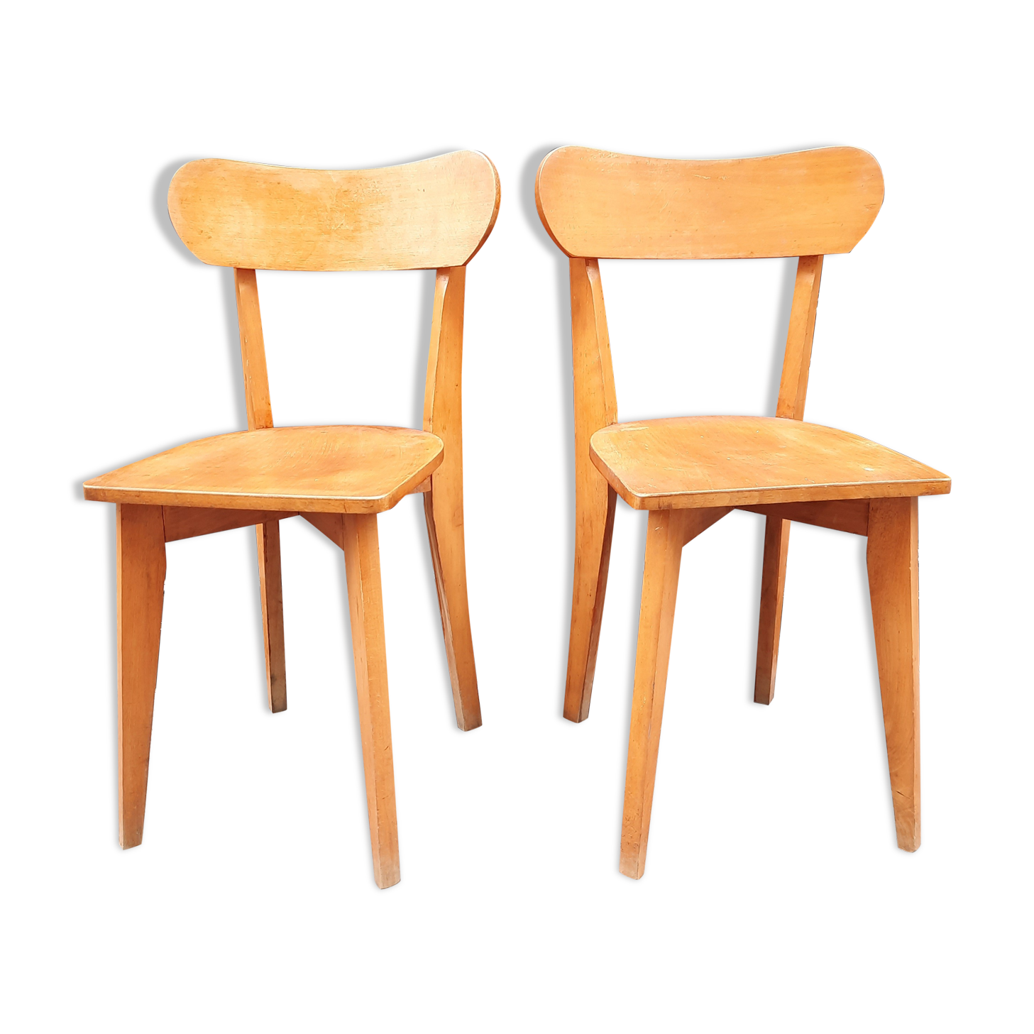 Paire de chaises bistrot vintage