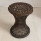 Vintage 1970s rattan tamtam diabolo stool