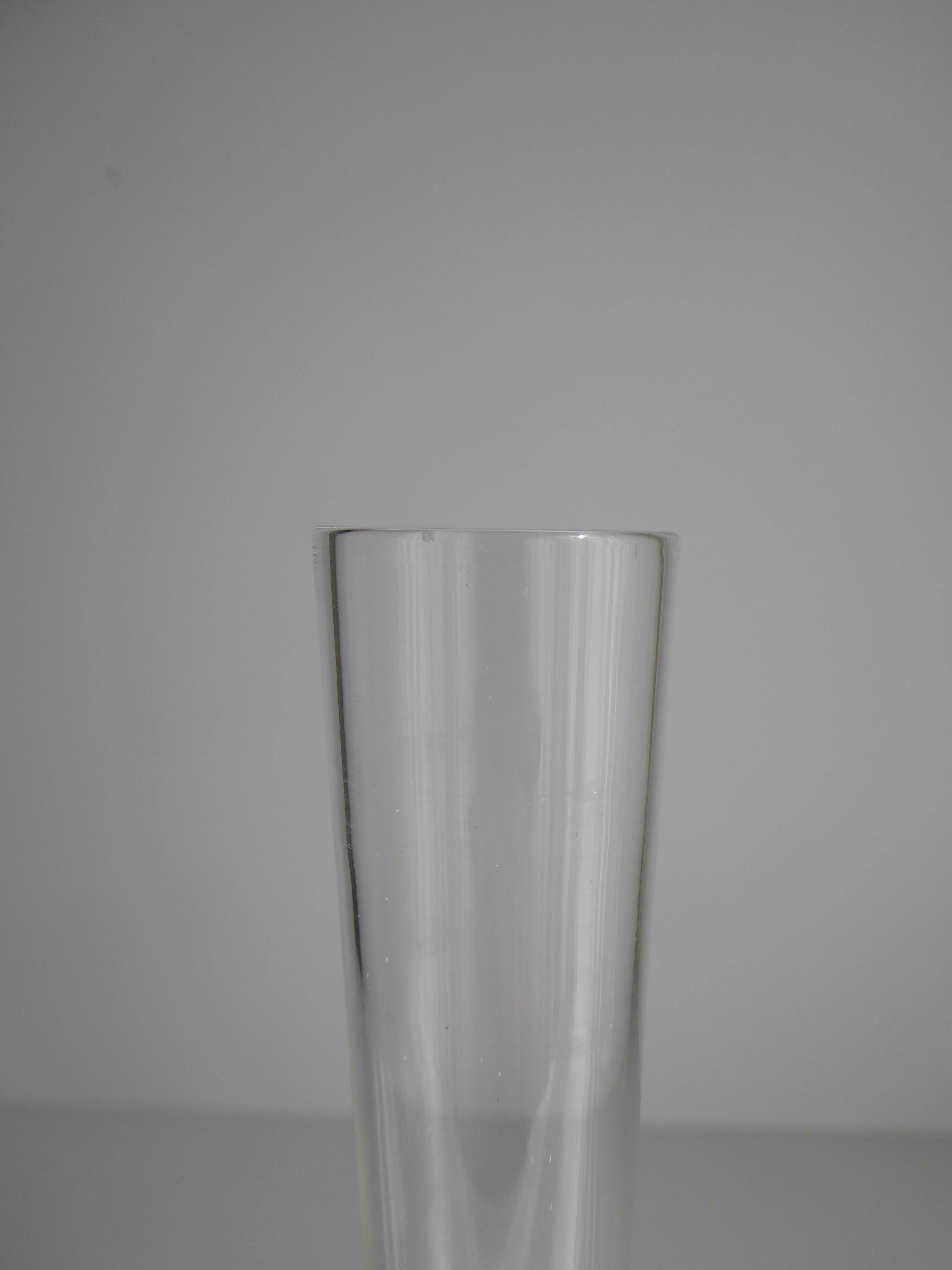 Soliflore vase in bubbled glass