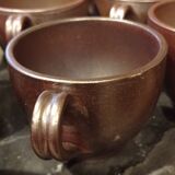 11 bowls of Noron cider from Turgis pottery