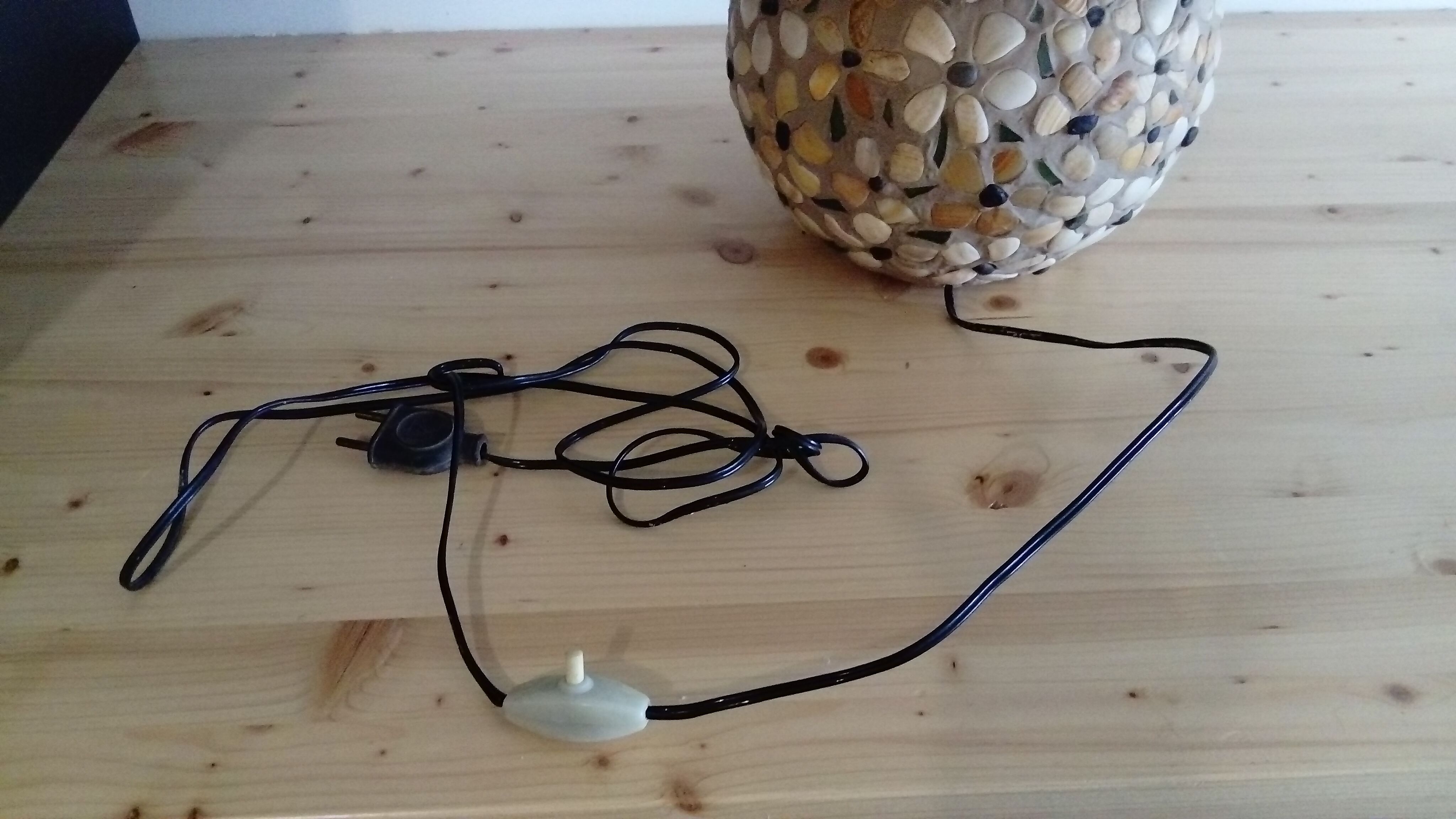 Big lamp 70s handmade