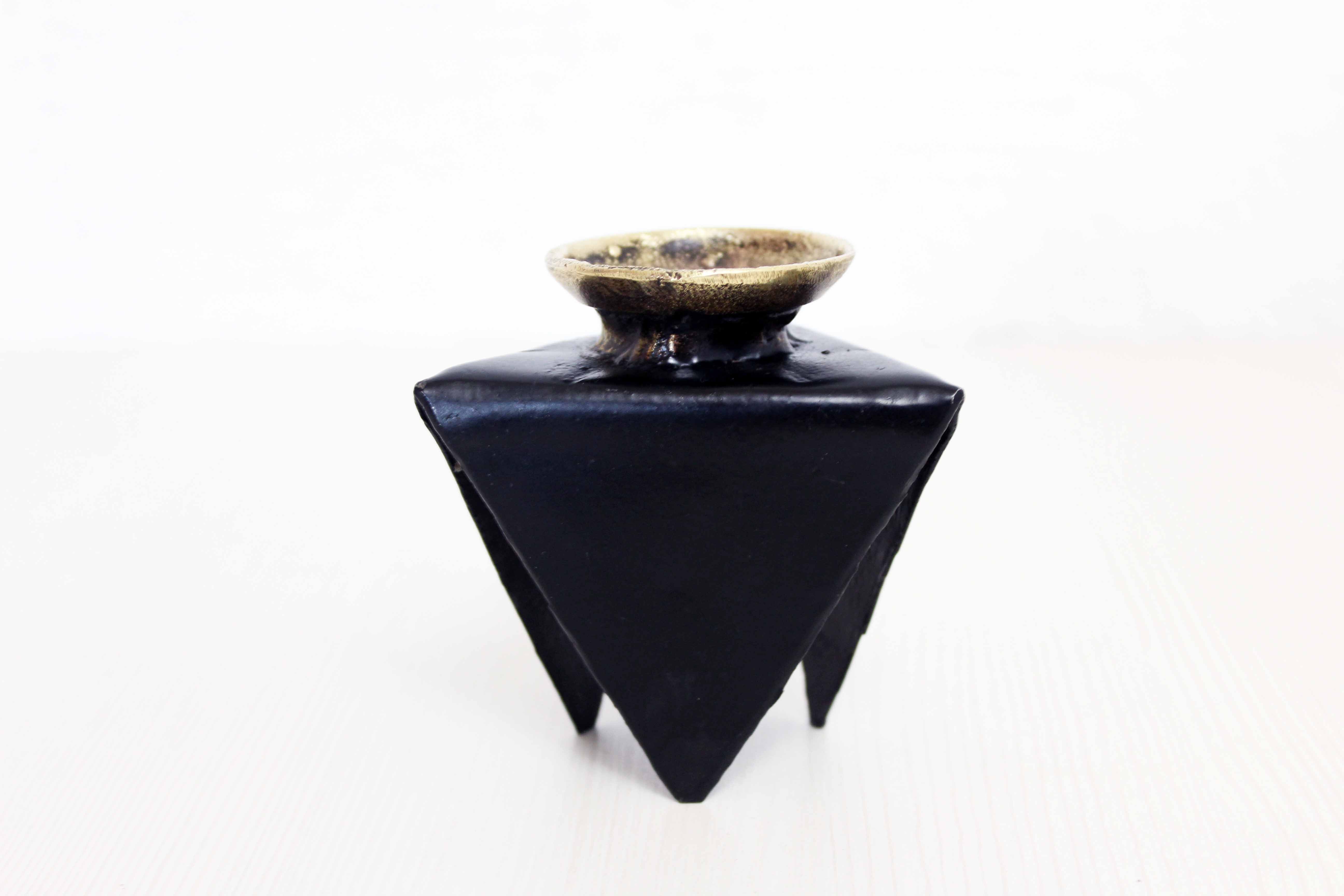 Brutalist candle holder 50s