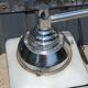 Art deco wall lamp in chromed metal and enamelled opaline glass