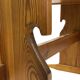 Vintage Pinewood Dining Table Desk with Drawer 60s Design