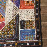 Oriental tablecloth with mirror and embroidery