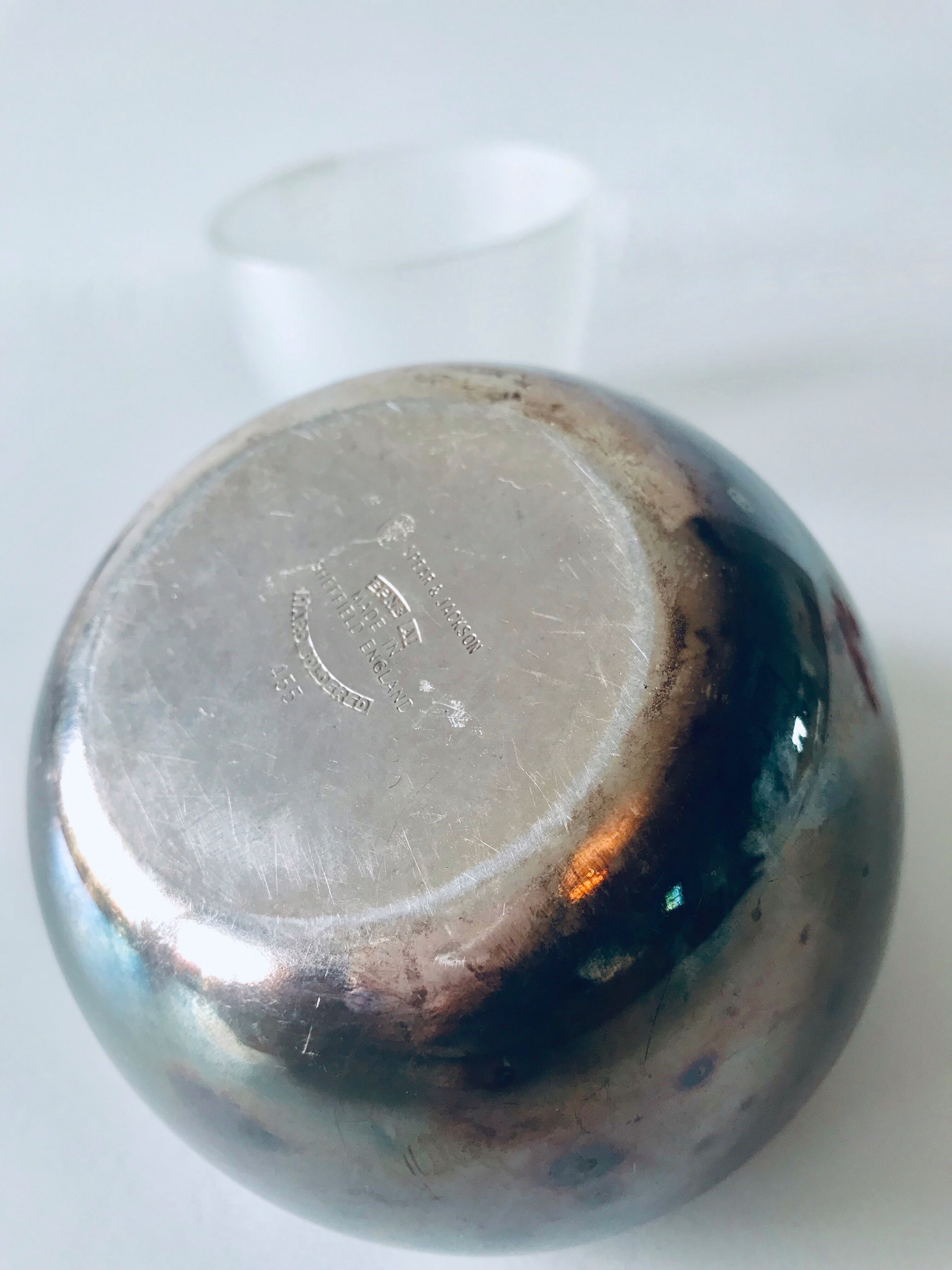 Small bonbonnière Apple in silver