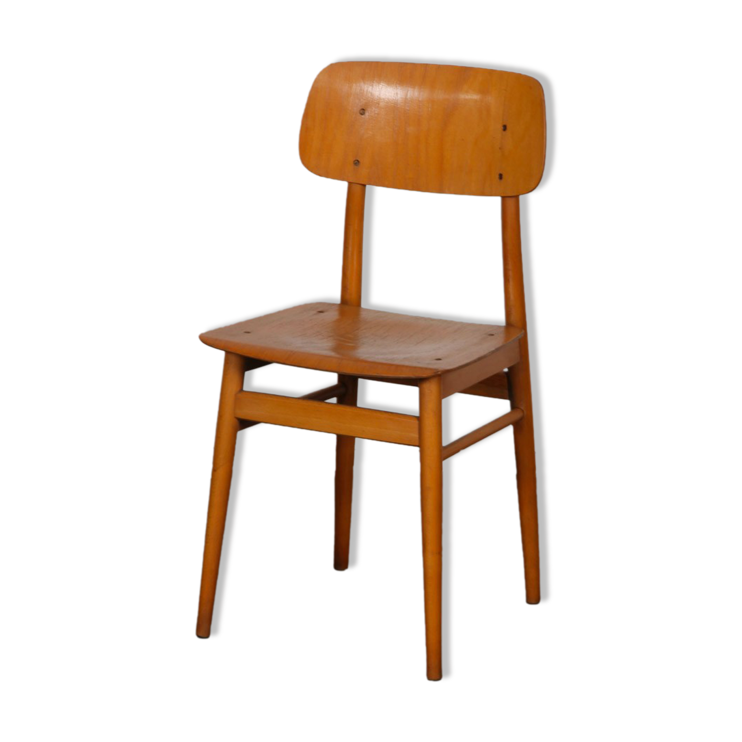Wooden chair produced by Ton, 1960