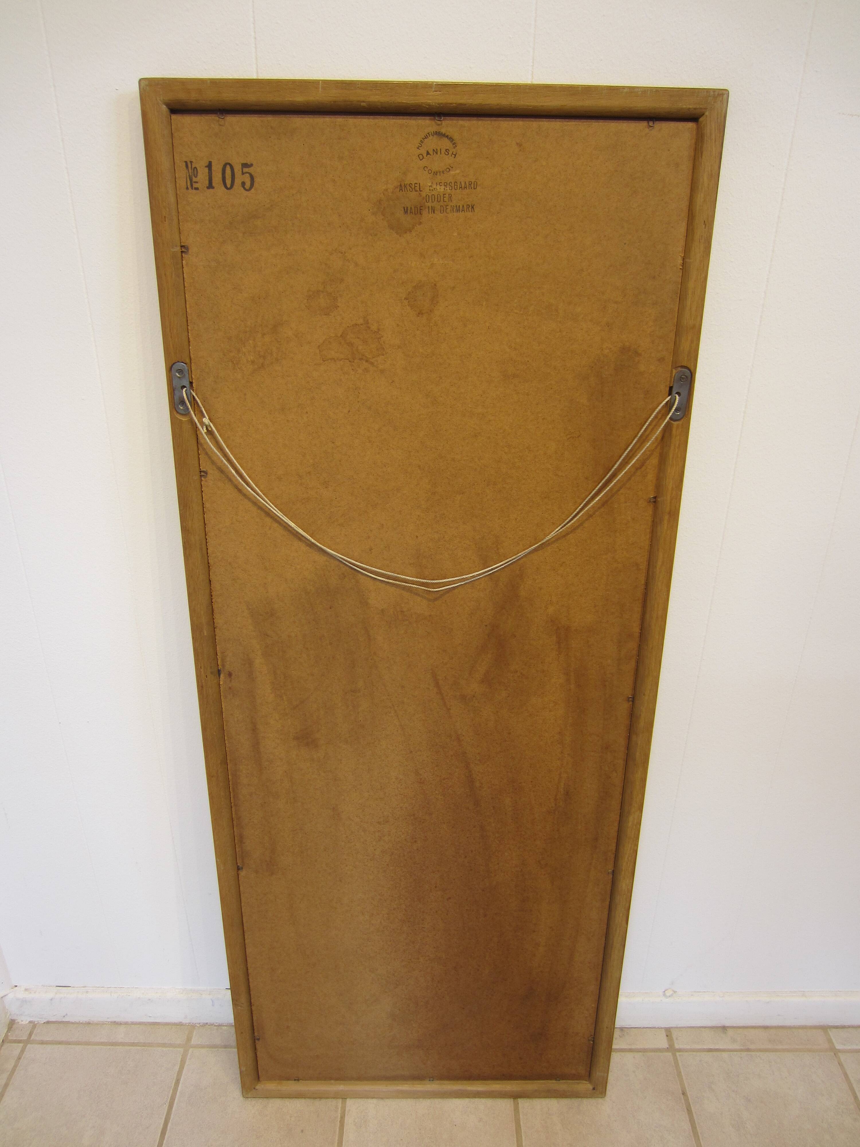 Danish Scandinavian mirror Aksel Kjersgaard