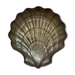 Coupe en laiton doré coquillage
