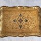 Elegant Florentine side table – Painted decor & superb antique patina