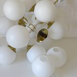 Sputnik Chandelier Vintage Pendant Light Large Hanging Lamp Space Age Style