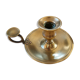 19th century brass cellar rat bougeoir