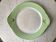 pastel green cake dish honeycomb Moulin des Loups / L'Amandinoise years 52