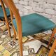 Set of 4 Scandinavian teak chairs by LÜBKE 1960