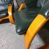 Paire fauteuils lounge Nelo Sweden Mid-Century
