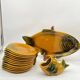 Poison service 🐡, Vallauris, Vintage, 1960's, ceramic,