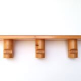 Charlotte Perriand's pine coat rack for Les Arcs, 60s