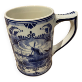 Delft Blue hand-painted cup - Made in Holland (8×12 cm)