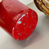 Minimalistic Bamboo Metal Planter Plant Stand Matégot Style, France, 1960s