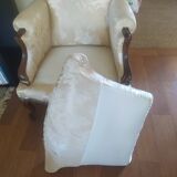 Bergère ancienne de style Louis XV