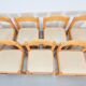 Vintage Pine Dining Chairs by Martin Visser for 't Spectrum, 1960s, Set of 7