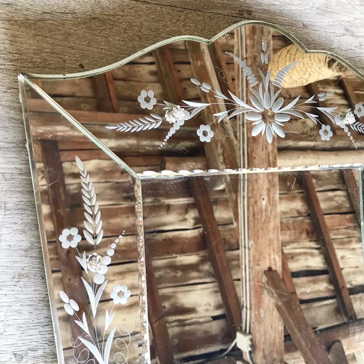 Venetian mirror 41,5x53,5cm