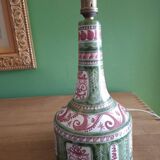 Quimper ceramic lamp base, Millot